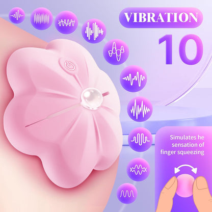 Elegant Rosebud Duo: Adjustable Touch-Sensitive Accessory with Wireless Remote