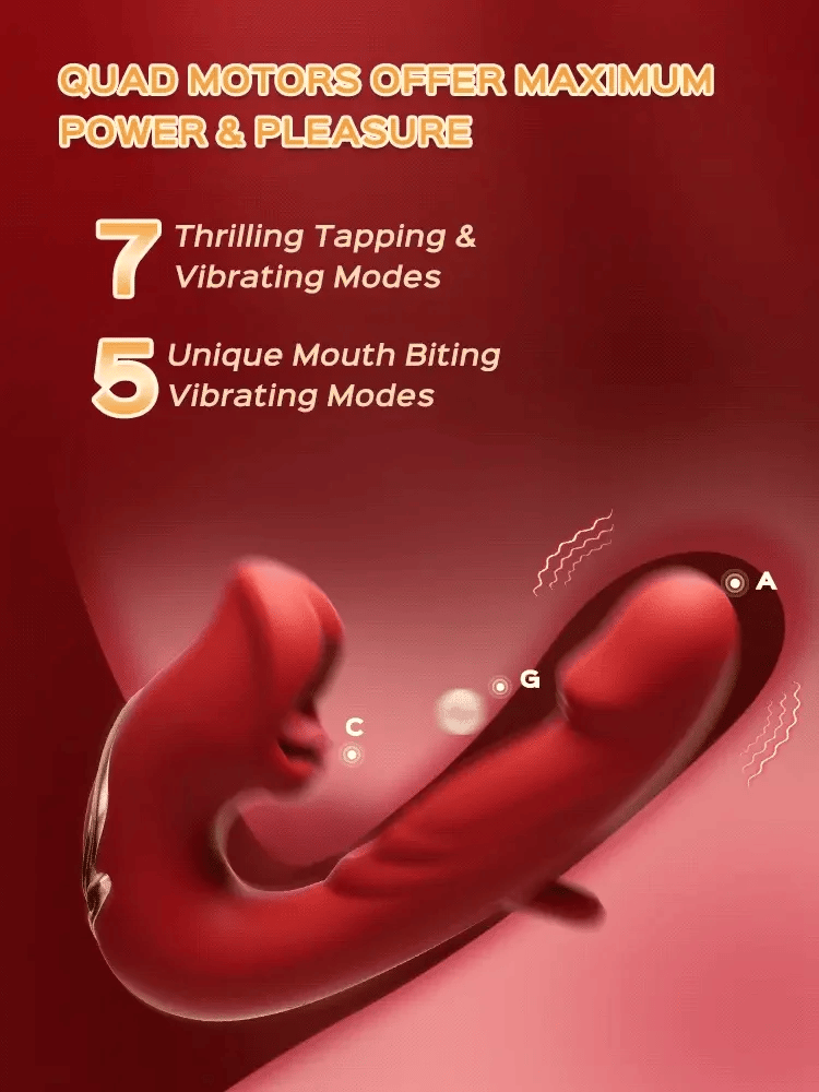 💥New on sale 2026 💞G-Spot Vibrator Female Sex Toy, featuring 7 slapping vibration modes and 5 licking/sucking modes.