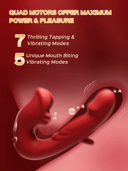 💥New on sale 2026 💞G-Spot Vibrator Female Sex Toy, featuring 7 slapping vibration modes and 5 licking/sucking modes.