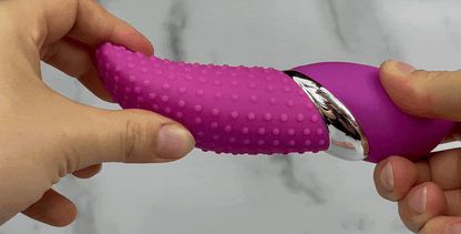 Curved-Tip Massager for External Stimulation