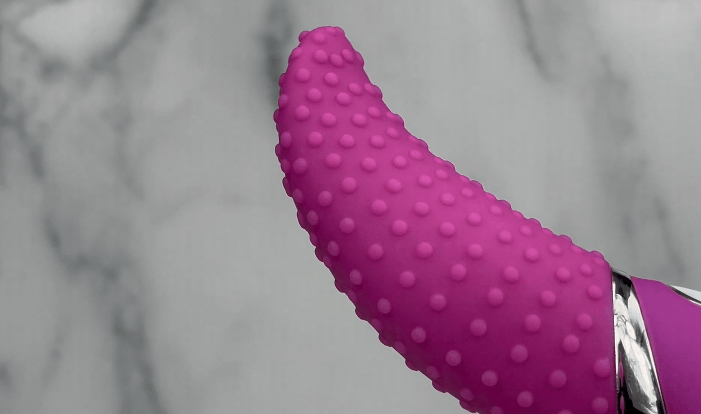 Curved-Tip Massager for External Stimulation