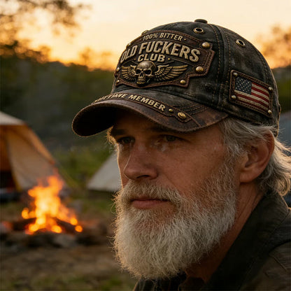 ⏳Limited-time 50% off⏰Old Fuckers Club Vintage Embroidered Cap🧢